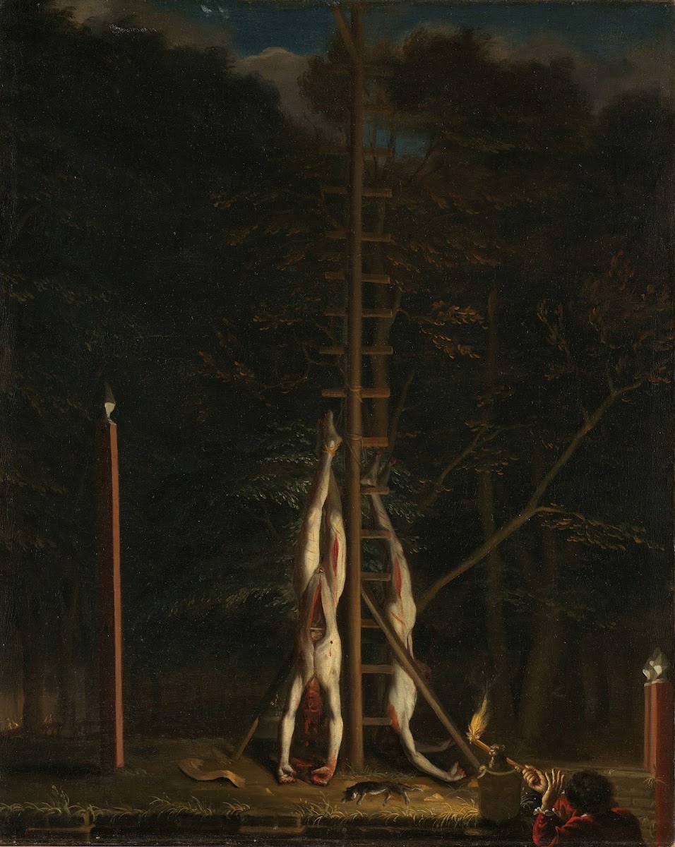 The Corpses of the De Witt Brothers c 1672   c 1675