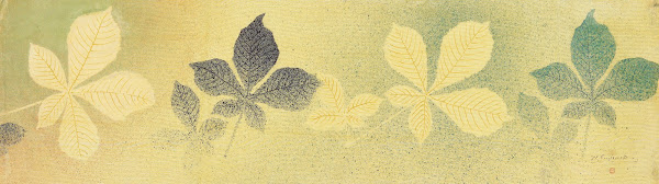 Chestnut Tree Leaves c 1890