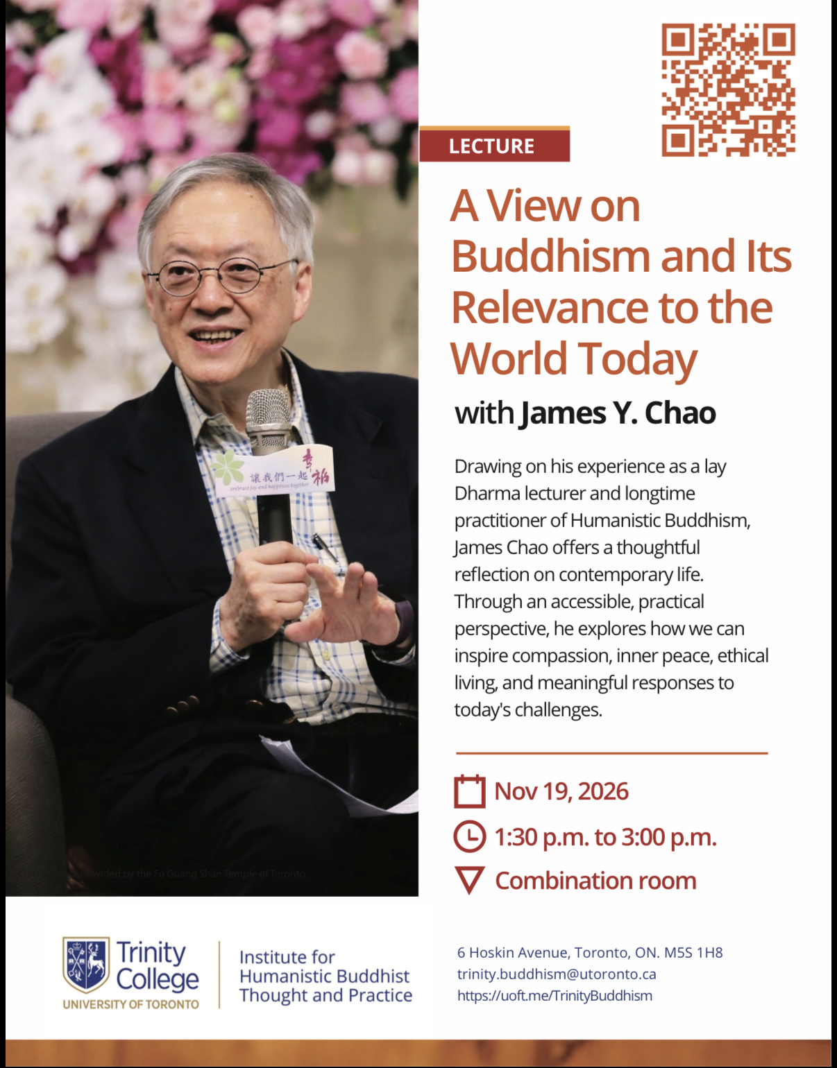 Lecture Talk: A View on Buddhism and Its Relevance to the World Today
