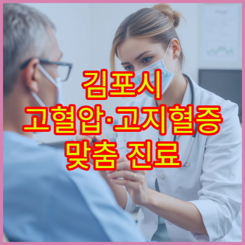 김포시 고혈압·고지혈증 맞춤 진료 가능한 내과 병원 정보