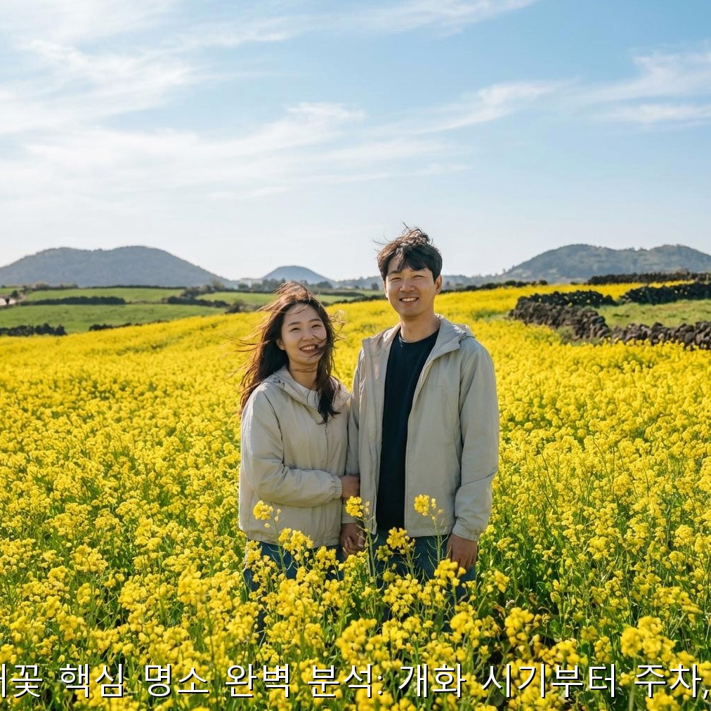 2026년 제주 유채꽃, 언제 가장 아름다울까? (최적 개화 시기 및 기후 정보)