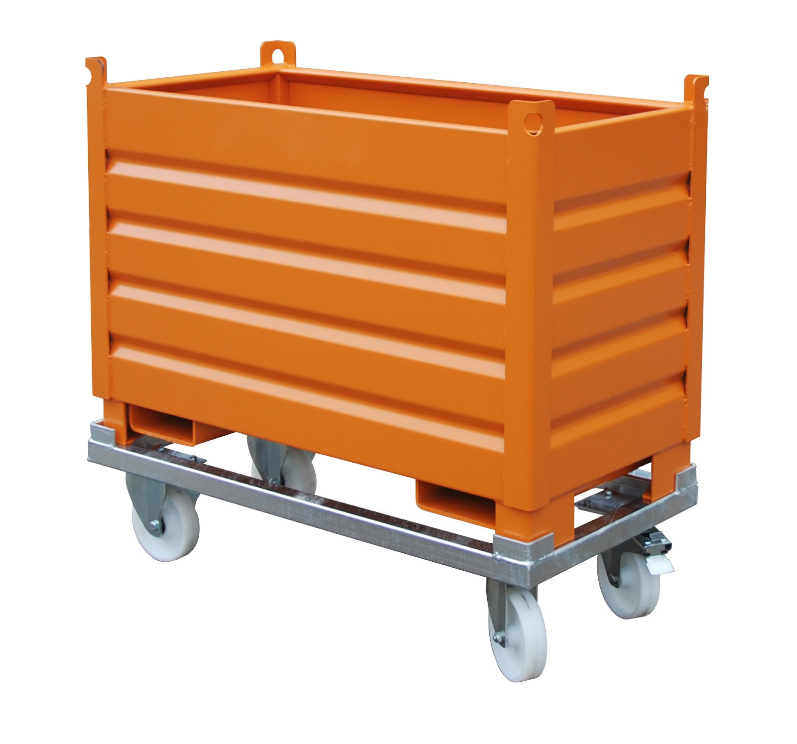 Verzamelcontainer-System SBS 500, gelakt, Geeloranje