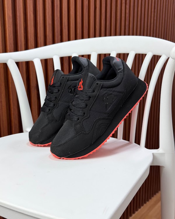 Le Coq Sportif Negro Suela Roja