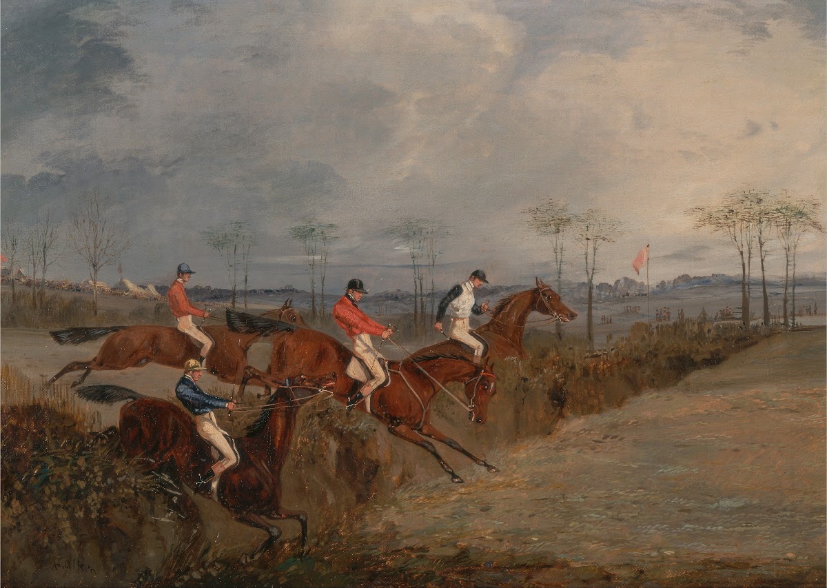 Scenes From a Steeplechase Another Hedge ca 1845