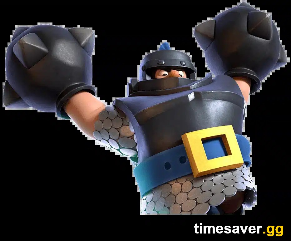 Clash Royale Mega Knight card render, the card you must learn to counter at Arena 15