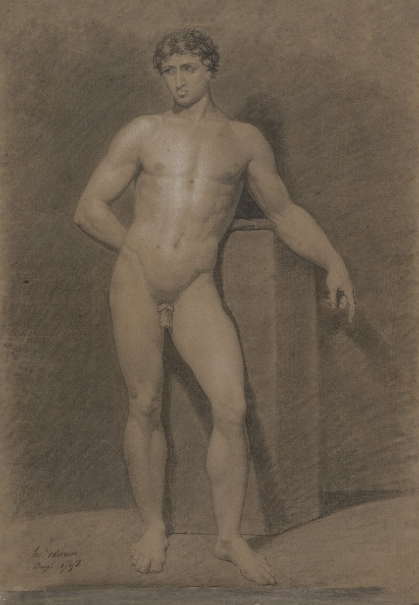 Standing male nude 1797