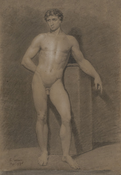 Standing male nude 1797