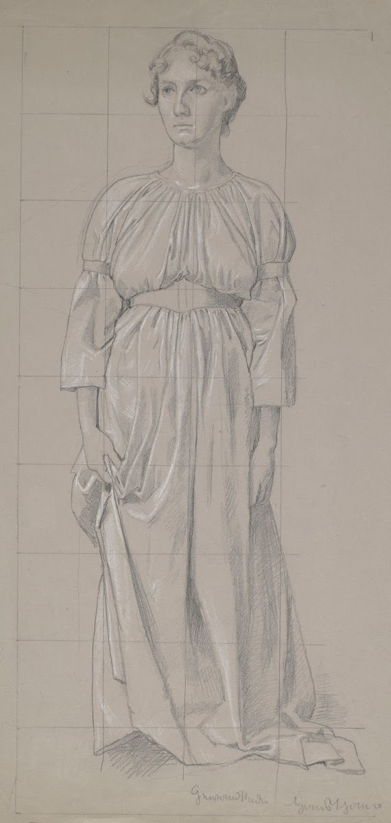 Female Costume Design for Richard Wagners Opera The Ring of the Nibelung 1895