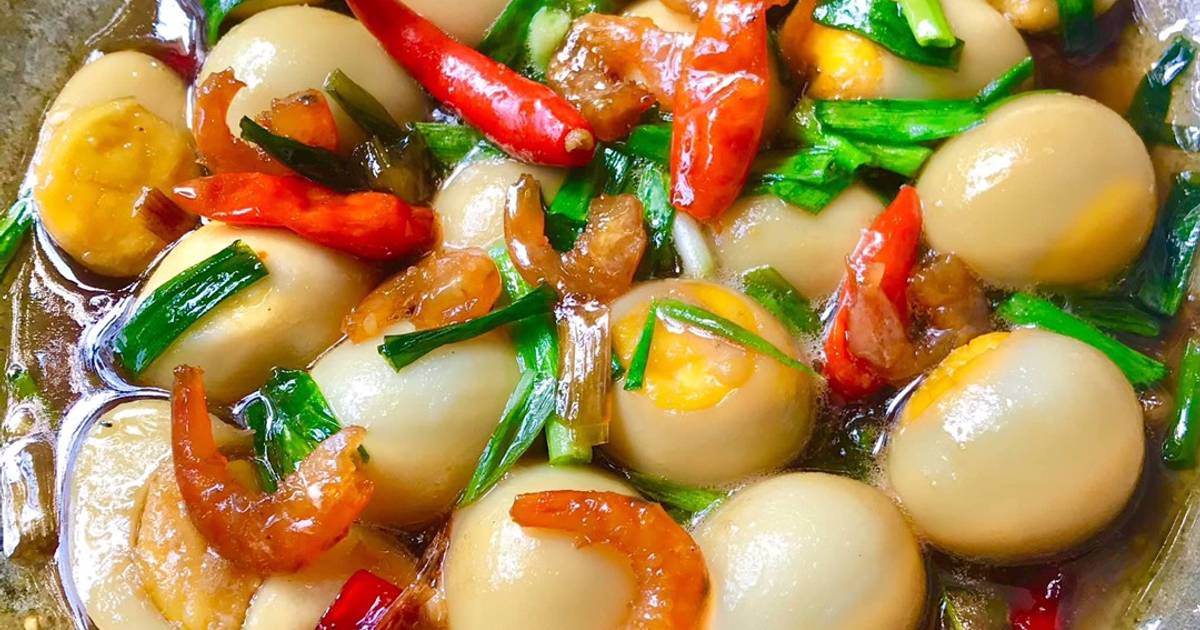 Trứng cút kho quẹt