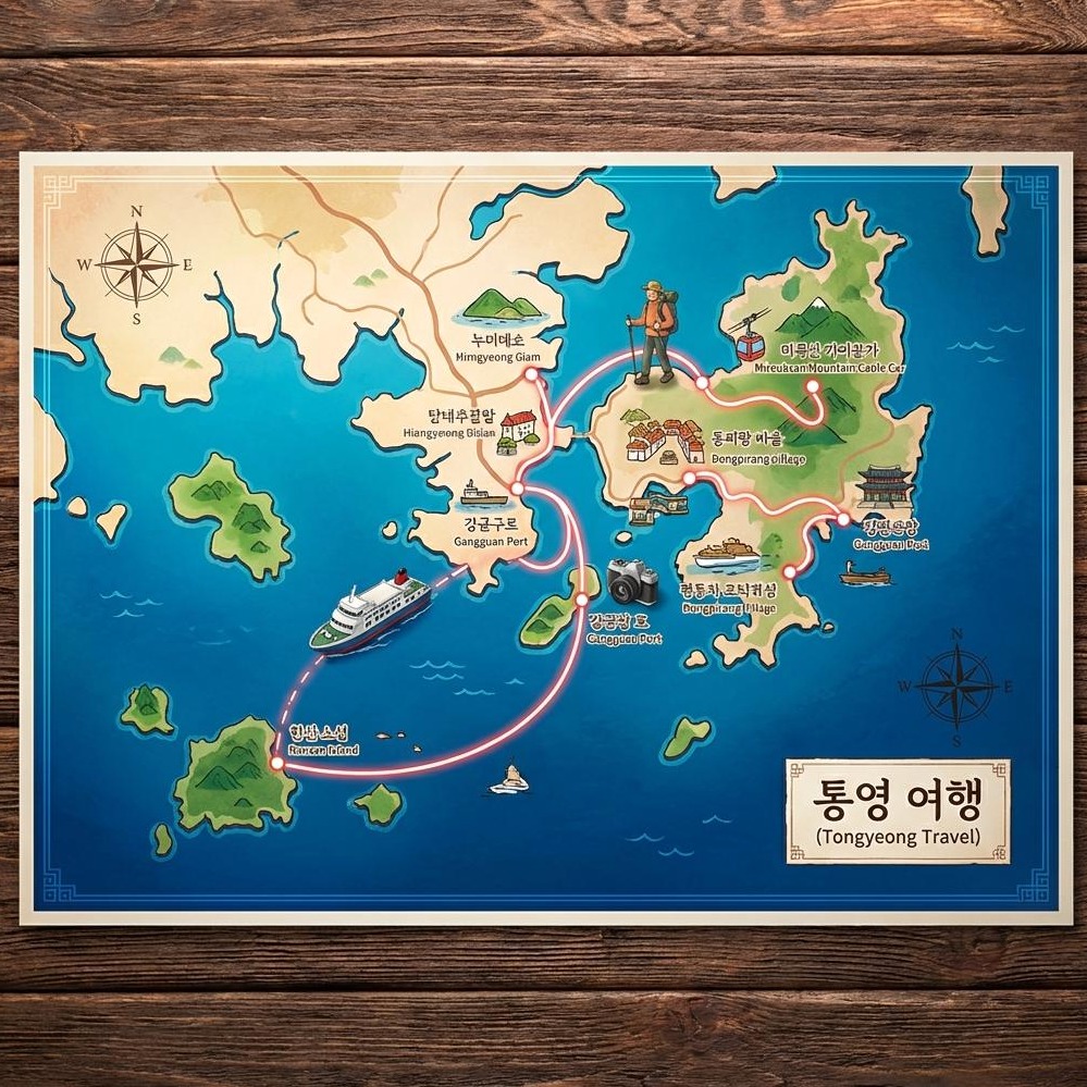 2026 통영 럭셔리 알짜 1일 코스