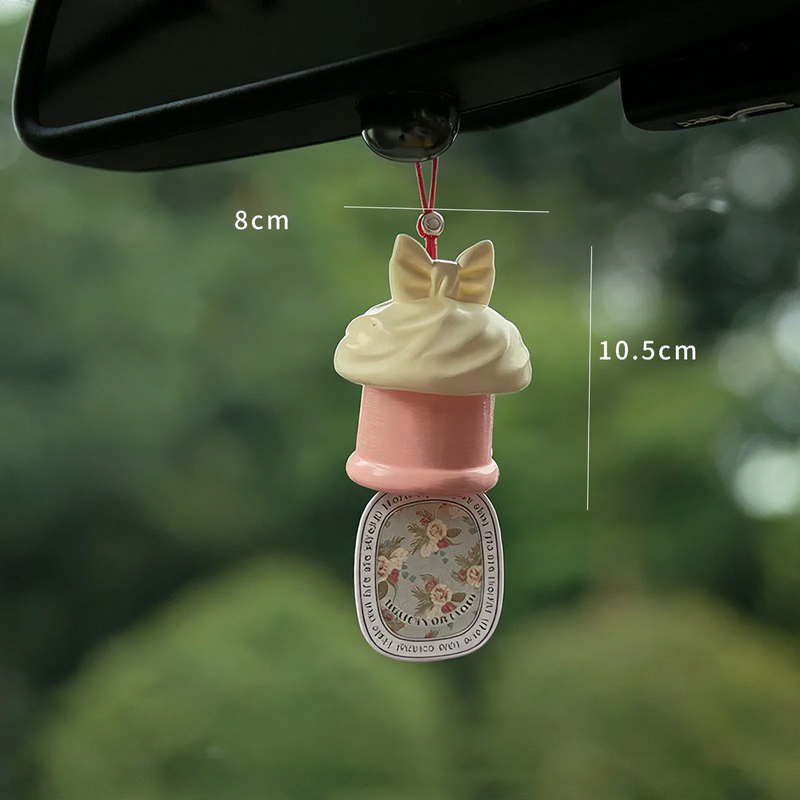 Auto-Duftanhänger, Katzen-Design, Kunststoff