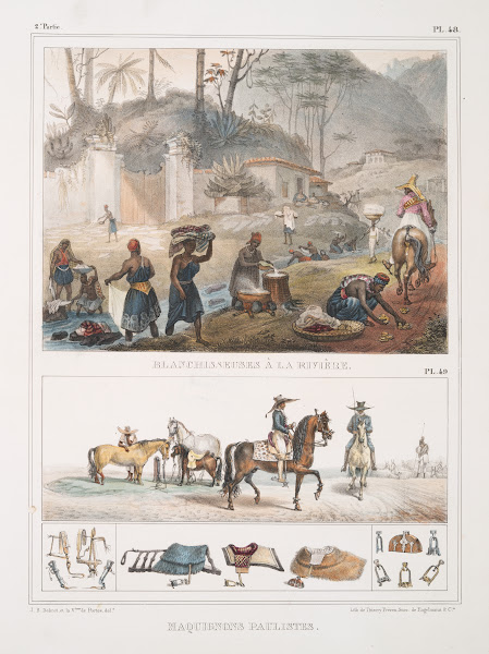 Blanchisseuses à la rivière Maquignons paulister 1834   1839
