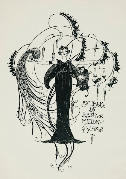 Bookplate of Dr Reich Milton Oscar 1906
