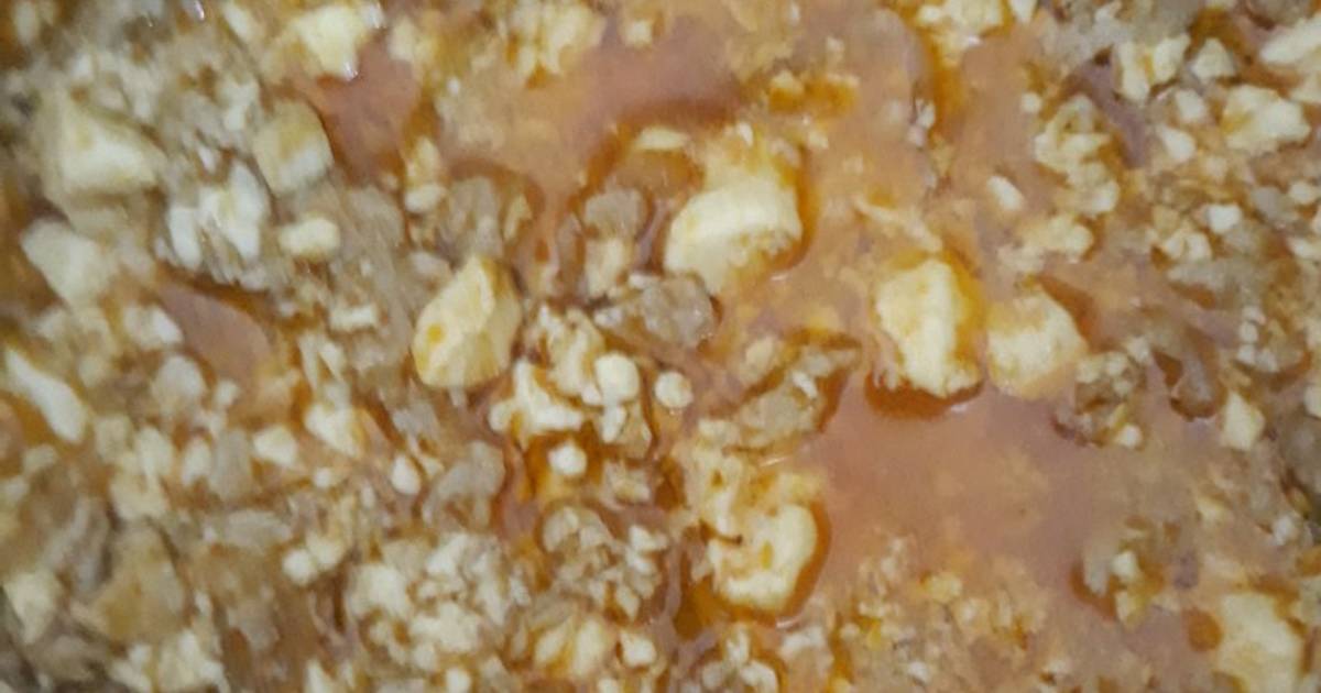 Thịt thăn kho đậu phụ non