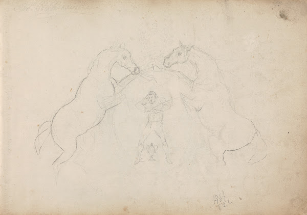 Fourty three Studies of Horses and Riders Pl01 1787