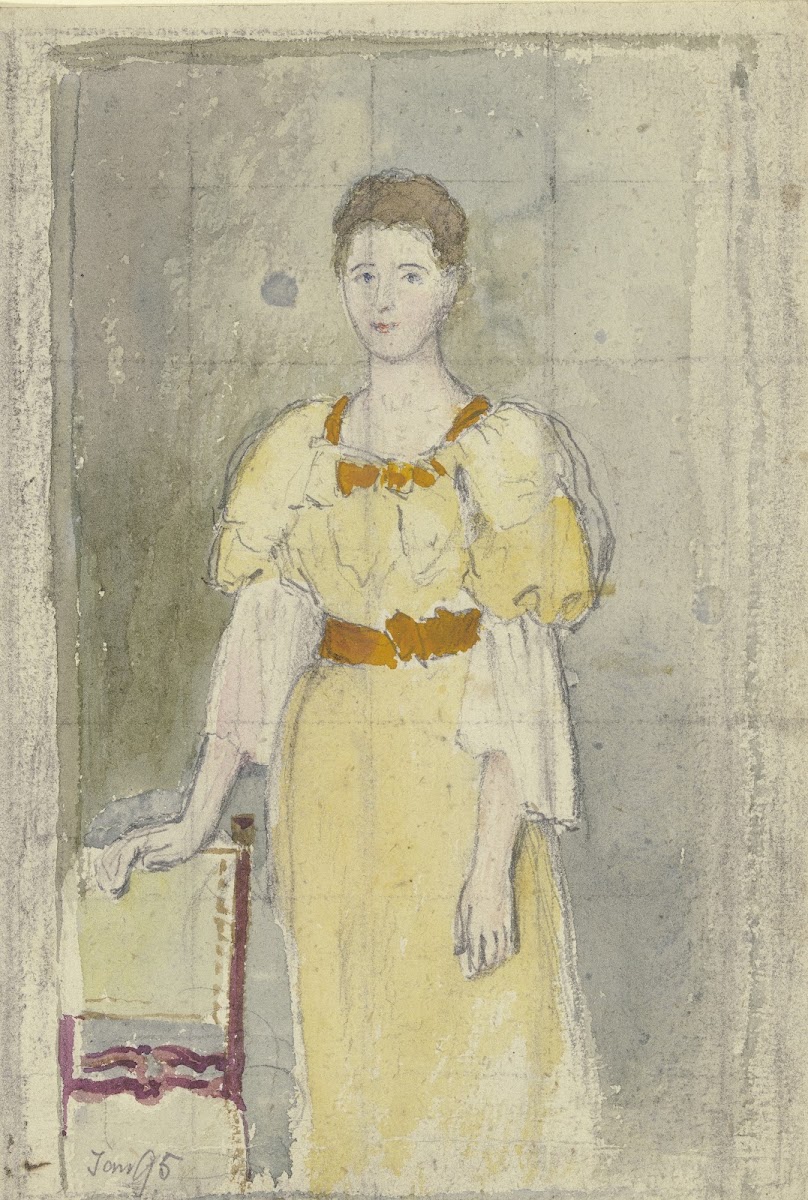 Lady standing 1895