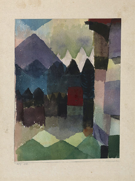 Föhn im Marcschen Garten 1915