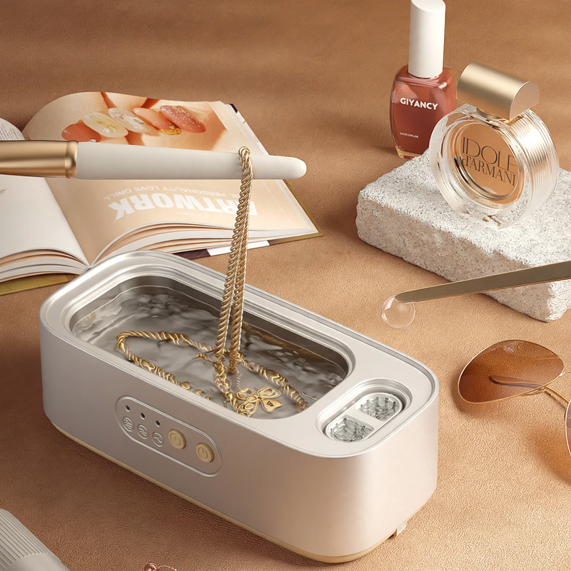 Ultrasonic Glasses Cleaner with Double Chamber