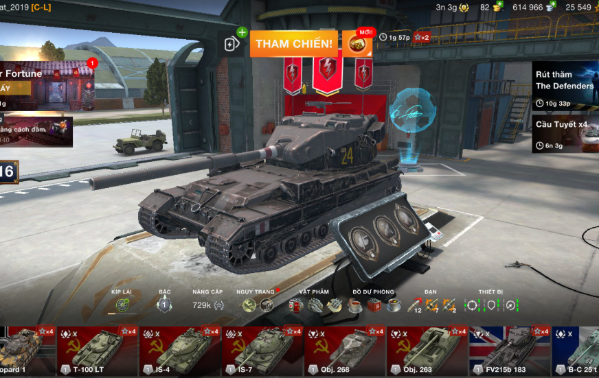Bán acc World of Tanks Blitz 22 tank cấp X (19 xe đã mua và...