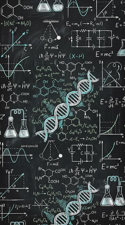 Chalkboard Science Math Formulas