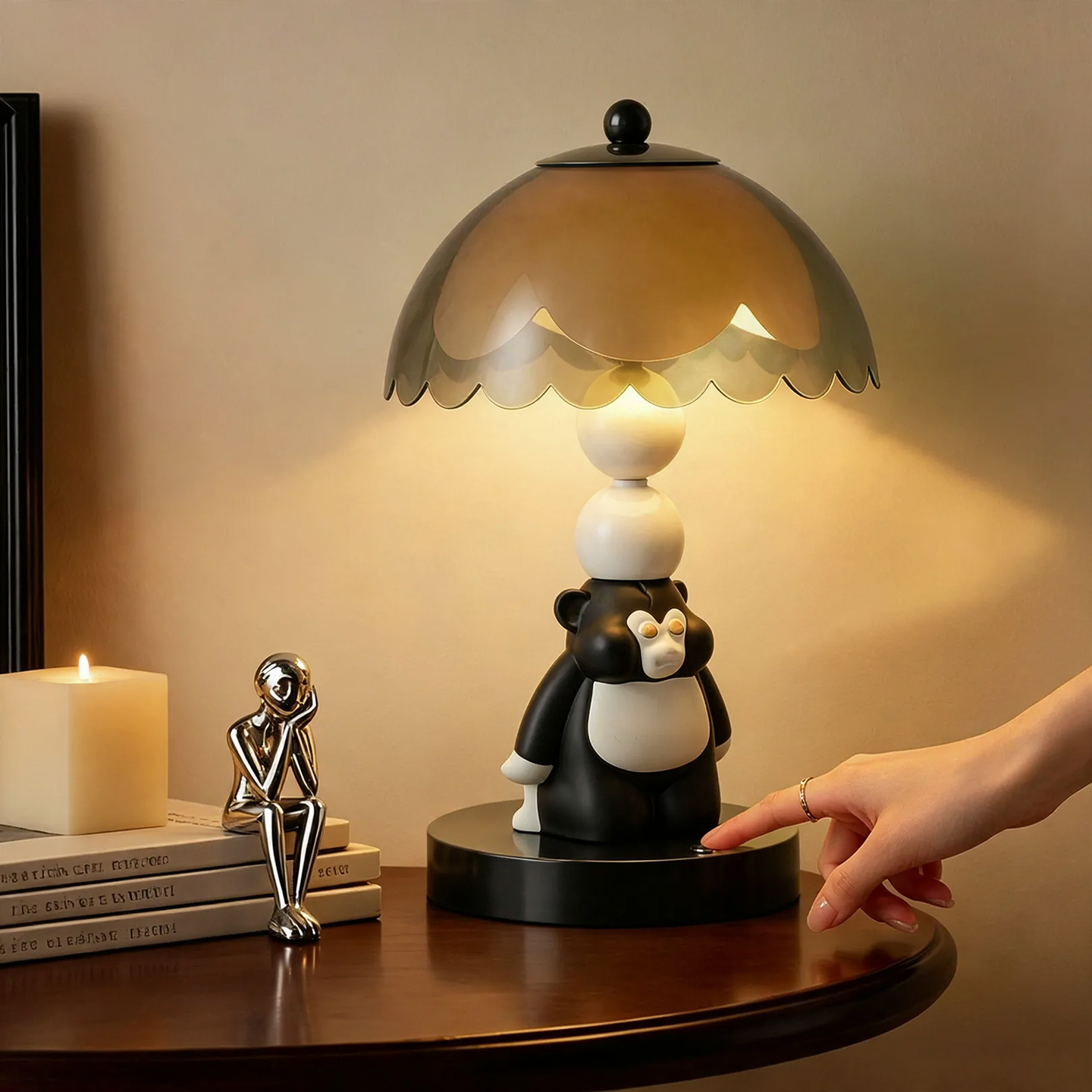 Chimpanzee bedside lamp
