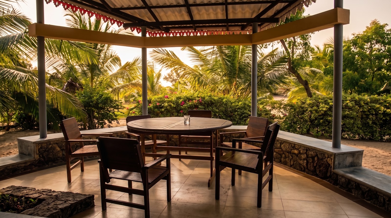 Coastal Patio Overlooking Sand Dunes
