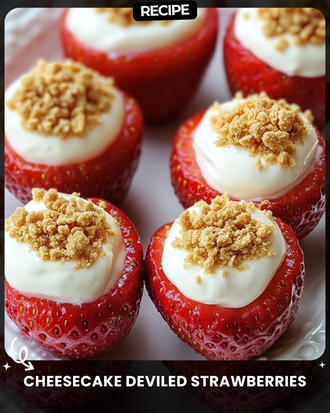 Cheesecake Deviled Strawberries