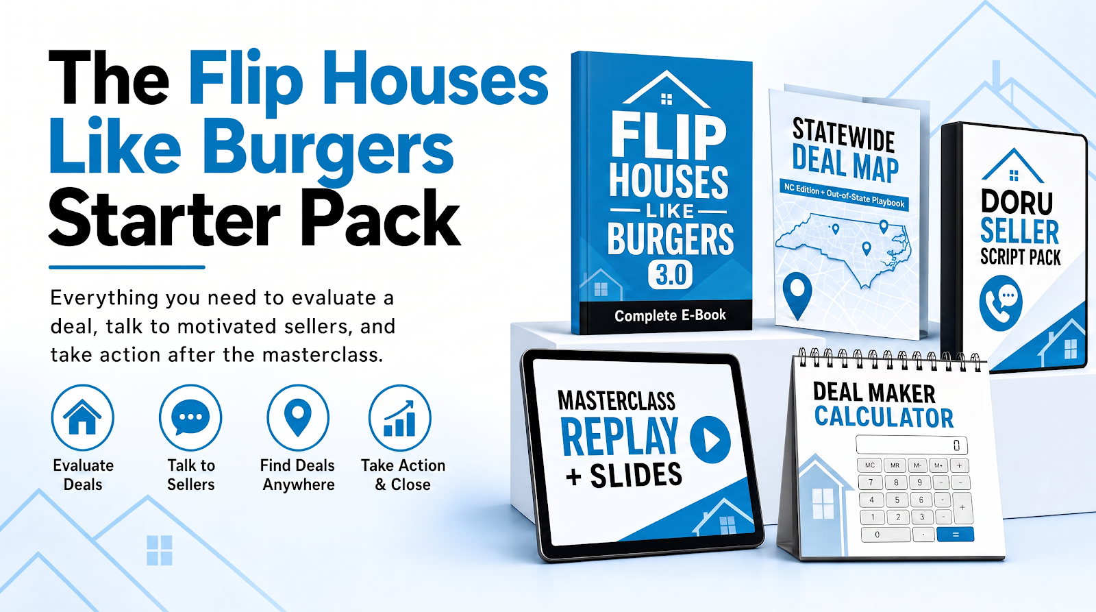 Flip Houses Like Burgers Starter Pack Bundle