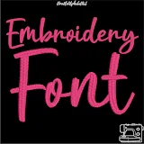Stitch photo 8 of the Handwriting Script Satin Stitch Embroidery Font embroidery design