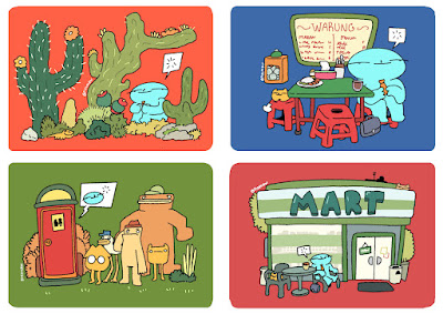 Menyonisme Postcard Set