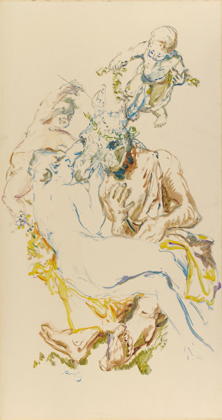 Titania und Zettel Szene aus Shakespeares Sommernachtstraum 1929