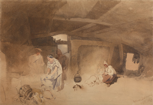 Interior at Dalmally Scotland 1850