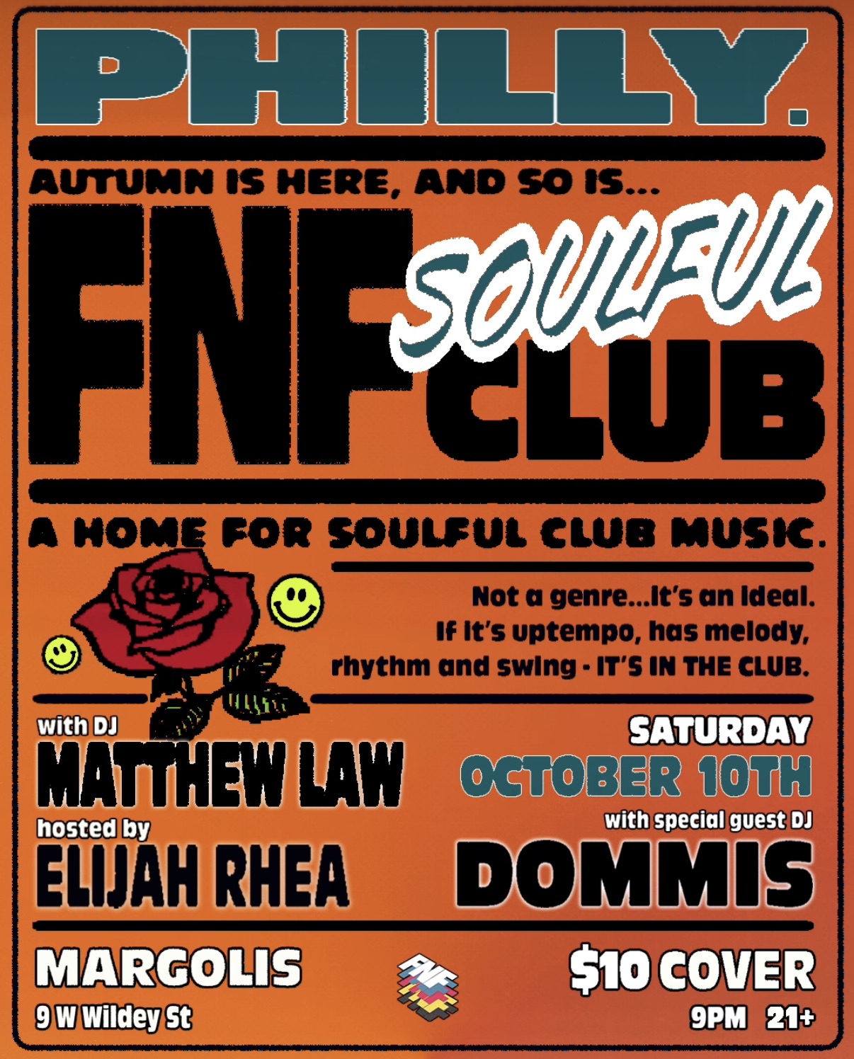 Flyer for FNF Soulful Club