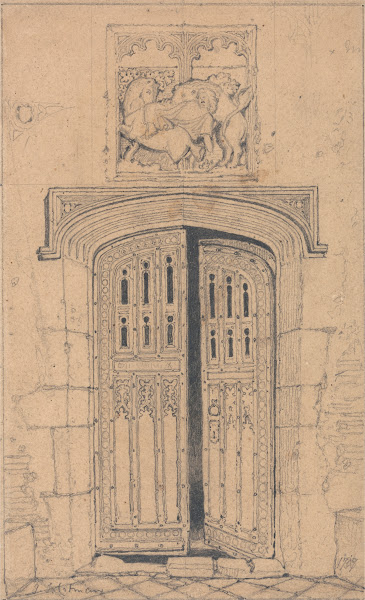 South Door Arminghall Hall Norfolk 1811