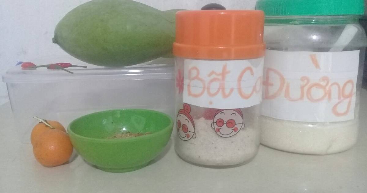 Xoài xanh ướp đường