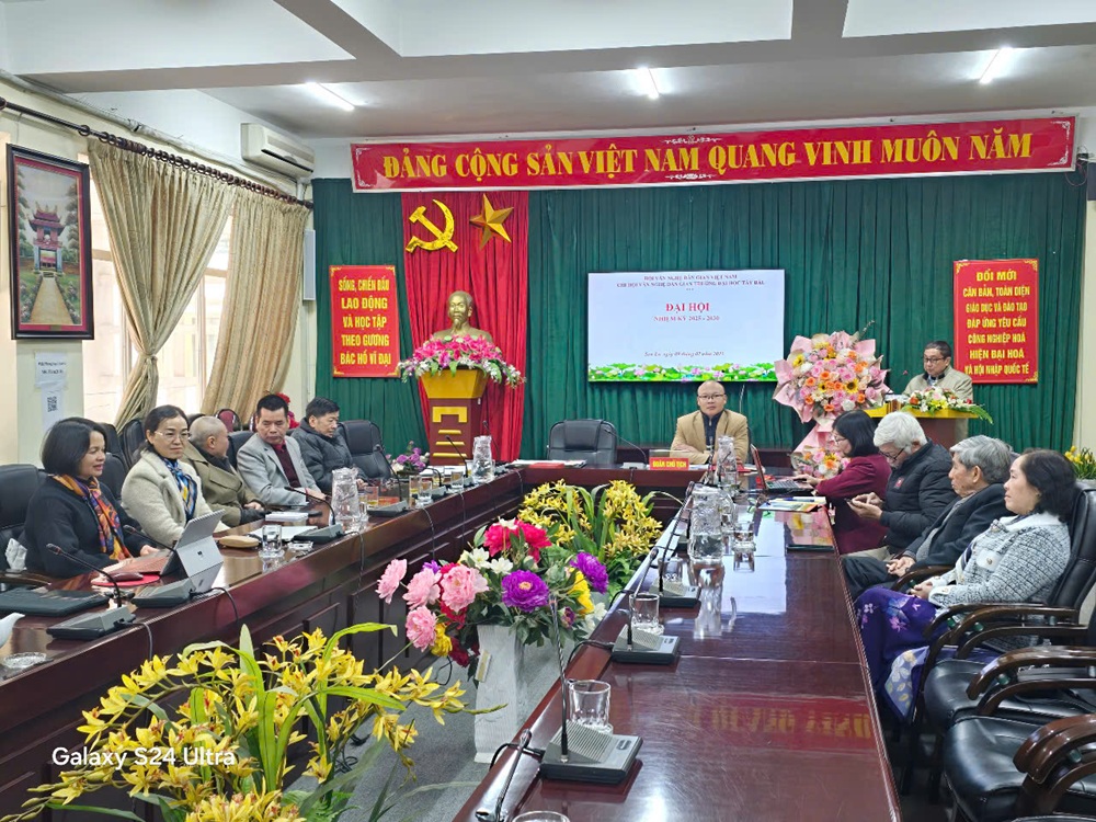 Đại hội Chi hội Văn nghệ dân gian Trường Đại học Tây Bắc nhiệm kì 2025 - 2030
