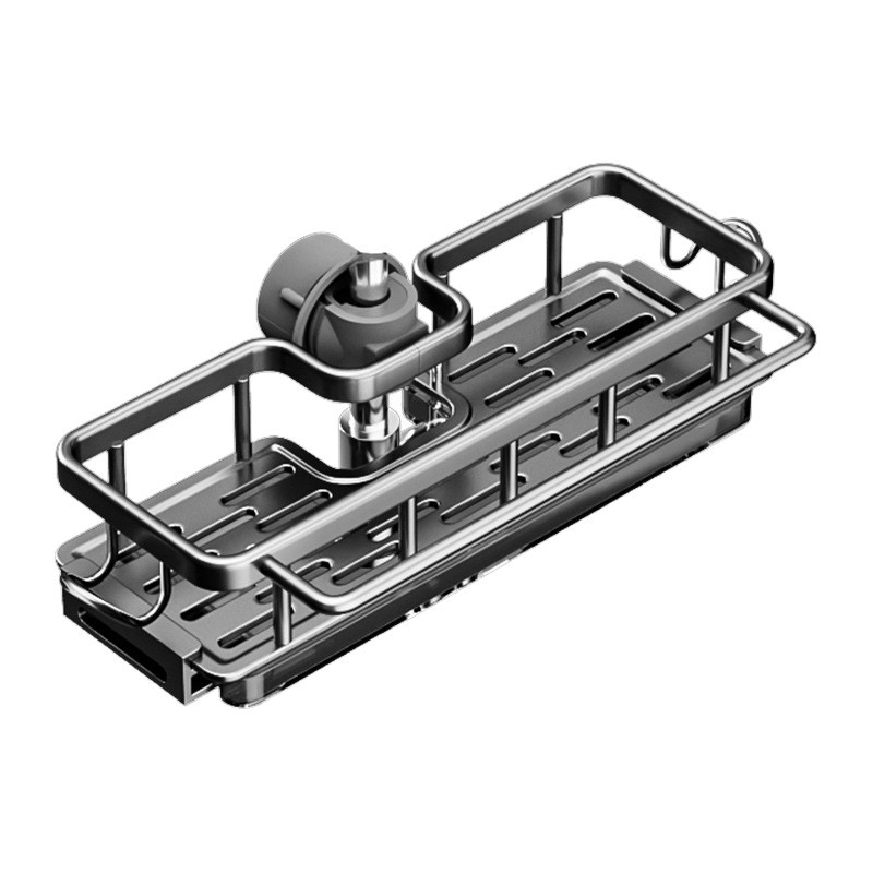 Draining rack for sink with aluminum frame