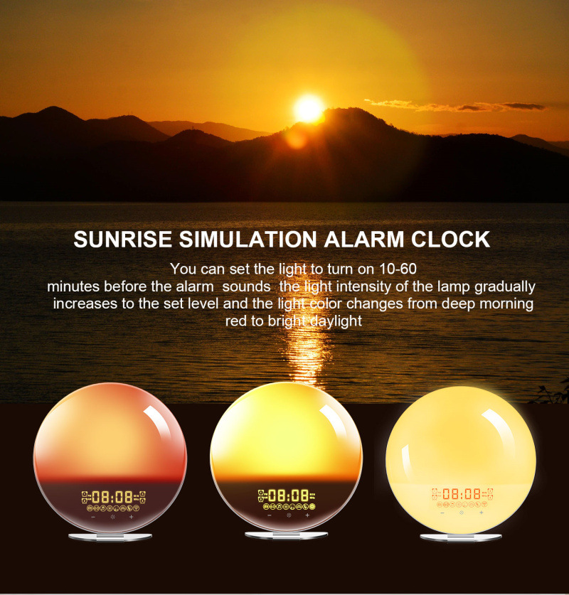 Intelligent Wi-Fi Wake-Up Light with Sunrise Simulation