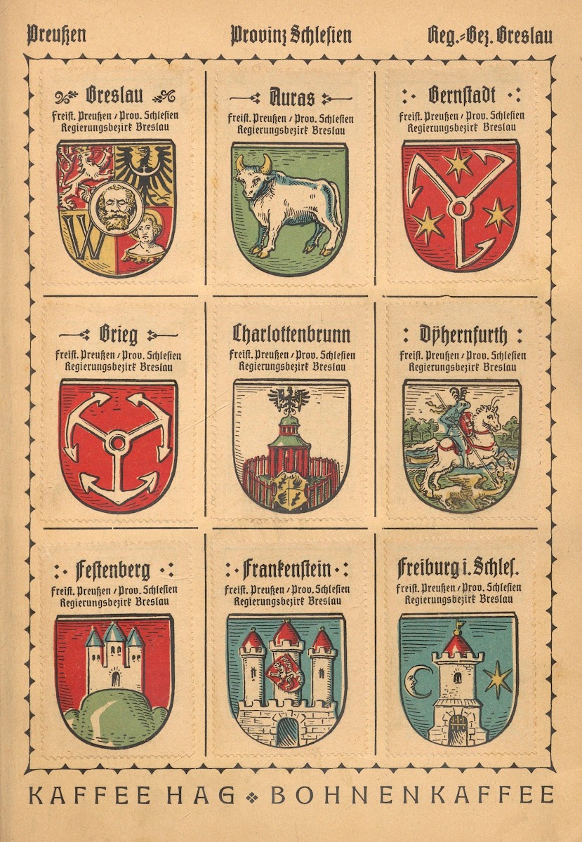 Deutsche Ortswappen German municipal coats of arms Pl03 1925