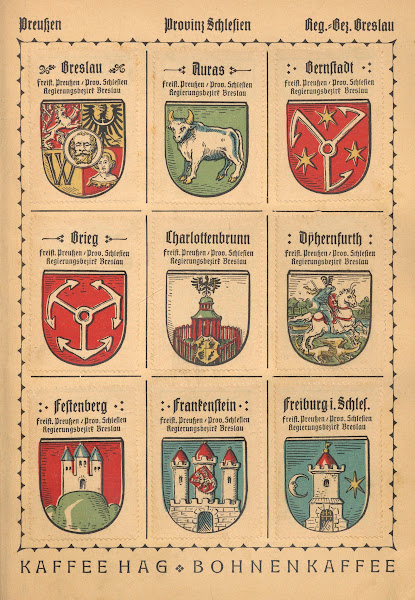 Deutsche Ortswappen German municipal coats of arms Pl03 1925