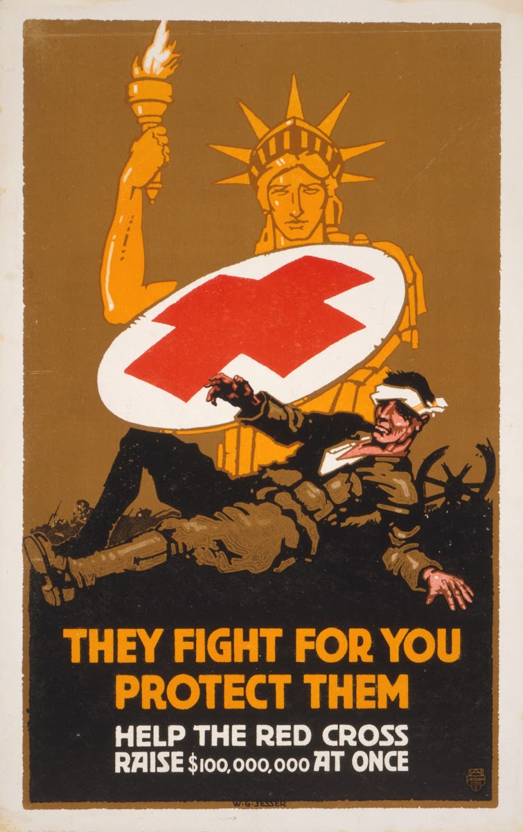 They Fight For You  Protect Them Help The Red Cross Raise 100000000 At Once 1917