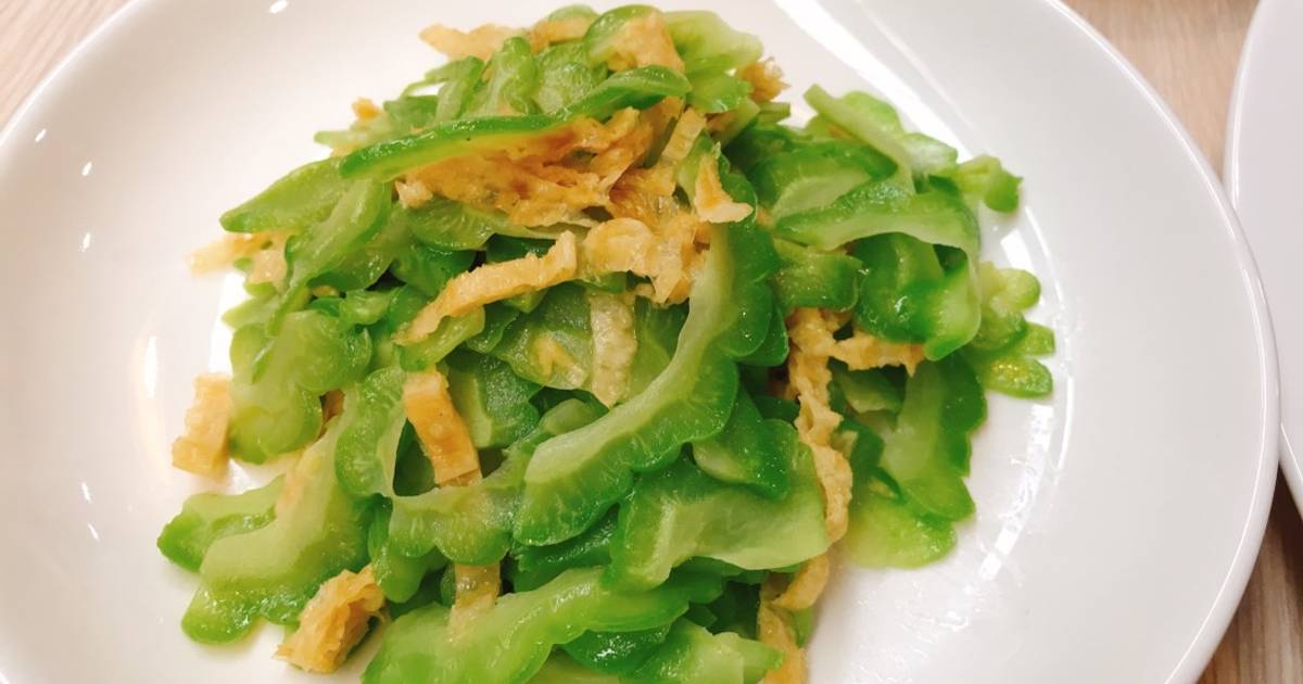 Món chay dễ làm: Mướp đắng xào tàu hủ ki