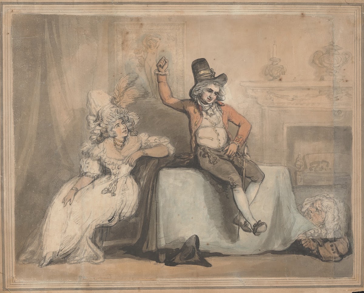 Mr Bannister and Miss Orser ca 17801825