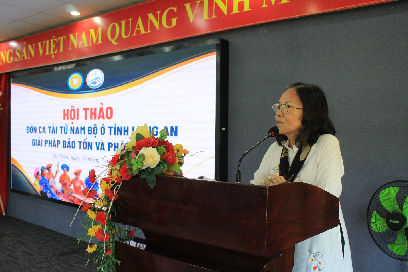 PGS.TS. Đặng Thị Phương Phi - Chủ tịch Hội đồng trường DLA phát biểu