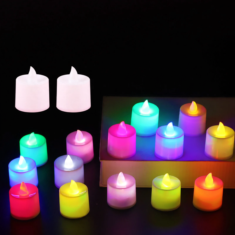 LED candle light, cylindrical