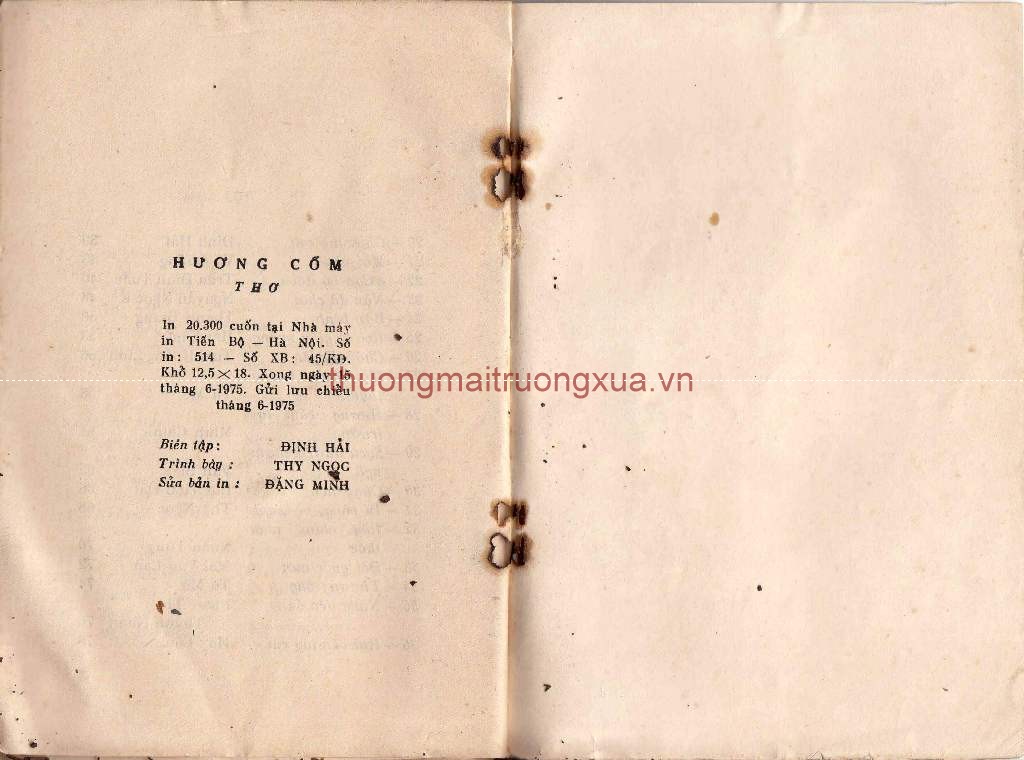 Tập thơ : Hương cốm (1975) - Trang 44
