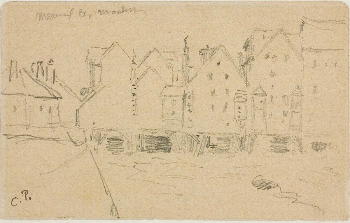Water Mills in Meaux c 1898
