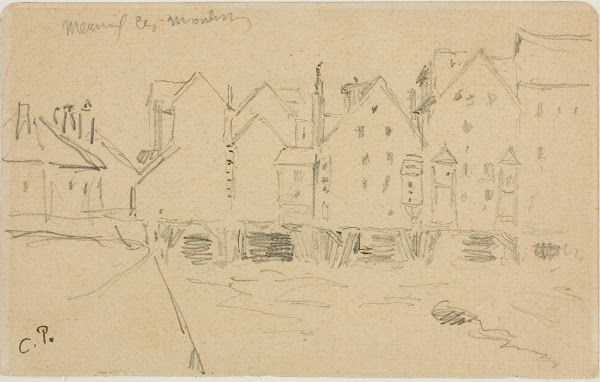 Water Mills in Meaux c 1898