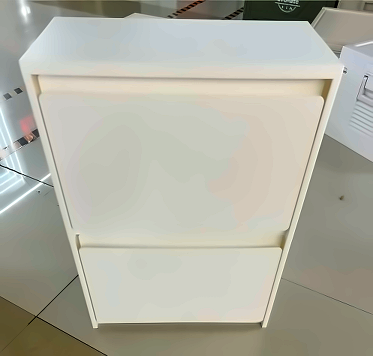 Mesita Cajonera Zenbox Blanca 40x19x60