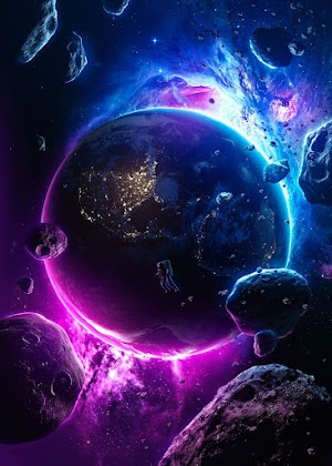 Glowing Planet Picture